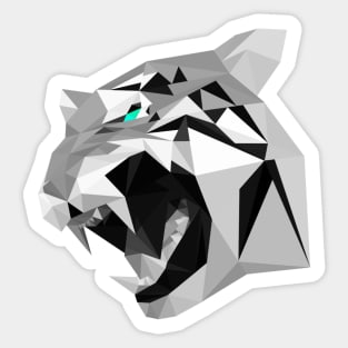 Tiger - Grey Sticker